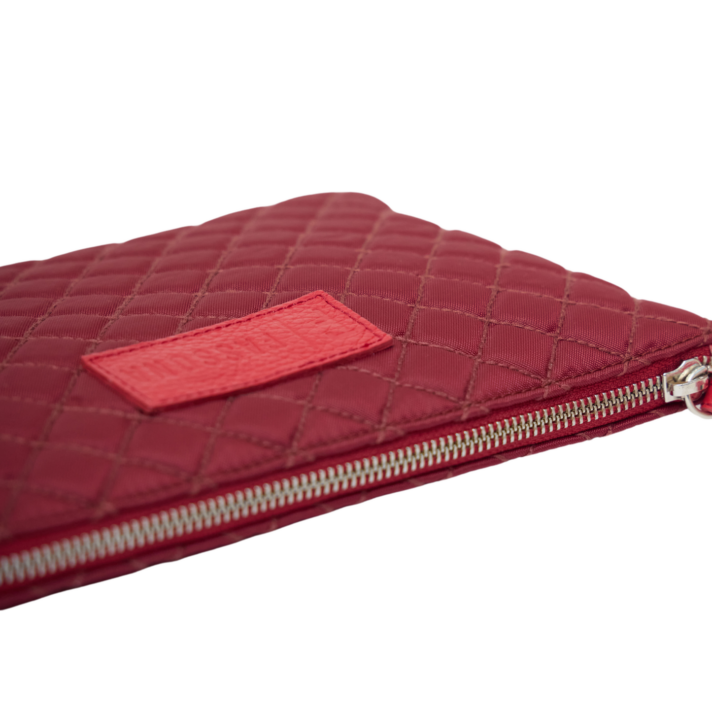 Capri Clutch Quilted Red