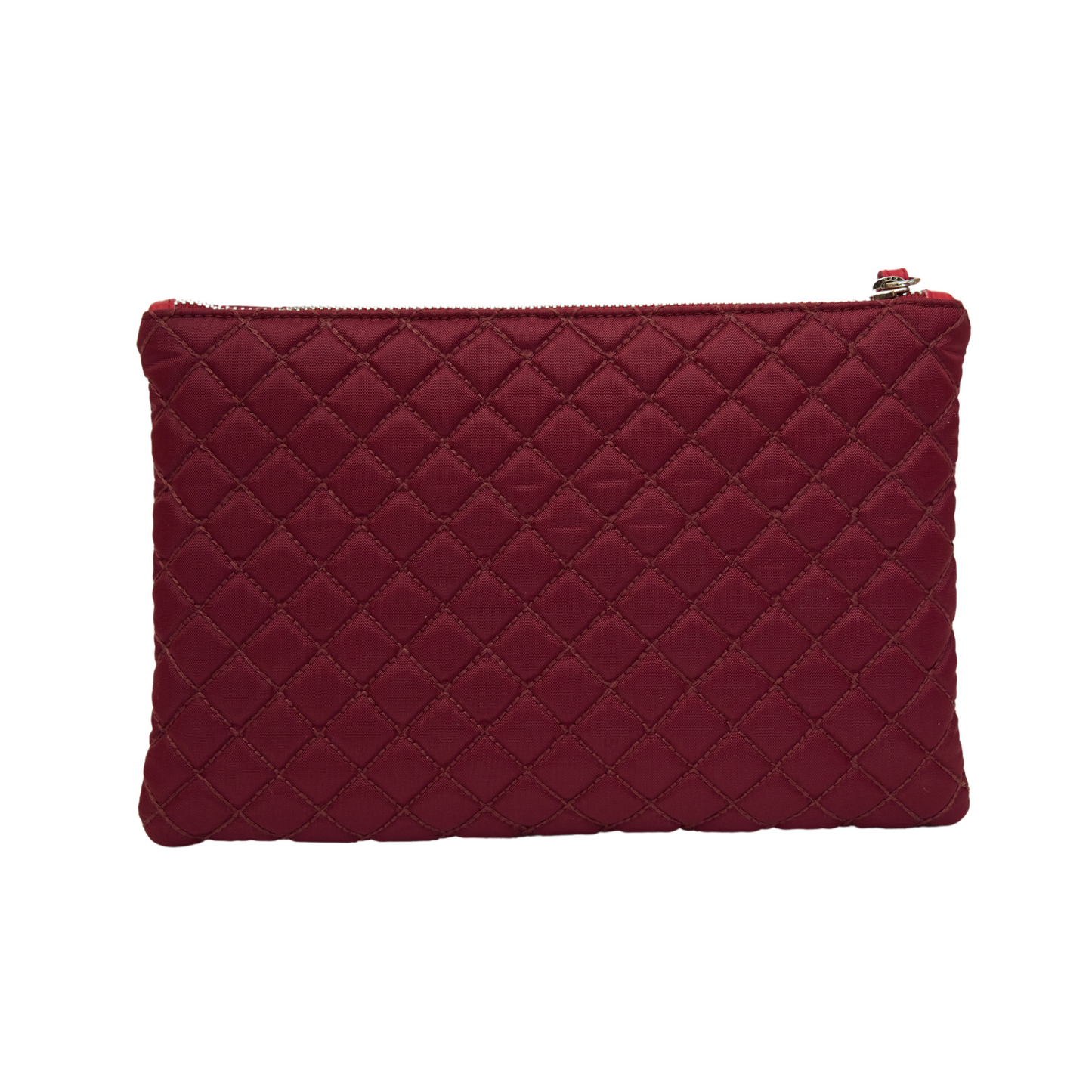 Capri Clutch Quilted Red