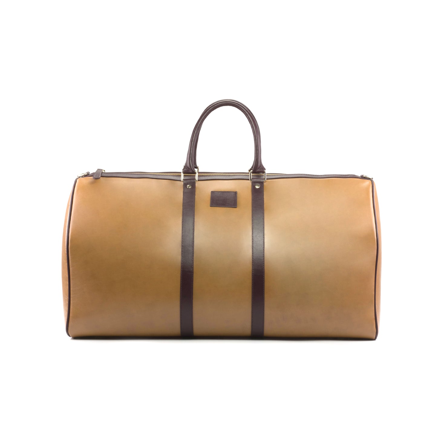 DUFFLE BAG - COGNAC BOX CALF Front